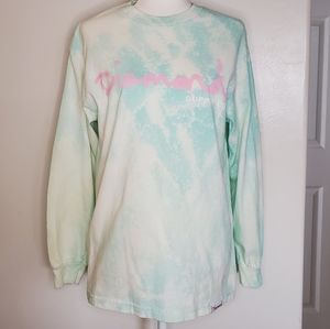 Custom-Tie Dye Diamond Graphic Tee